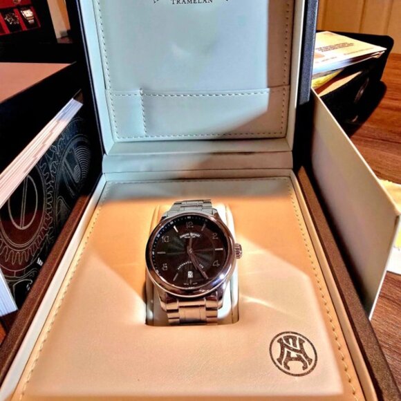 Armand Nicolet M02-4 Automatic Black Dial Men's Watch A840AAA-NR-M9742 - Picture 2 of 7